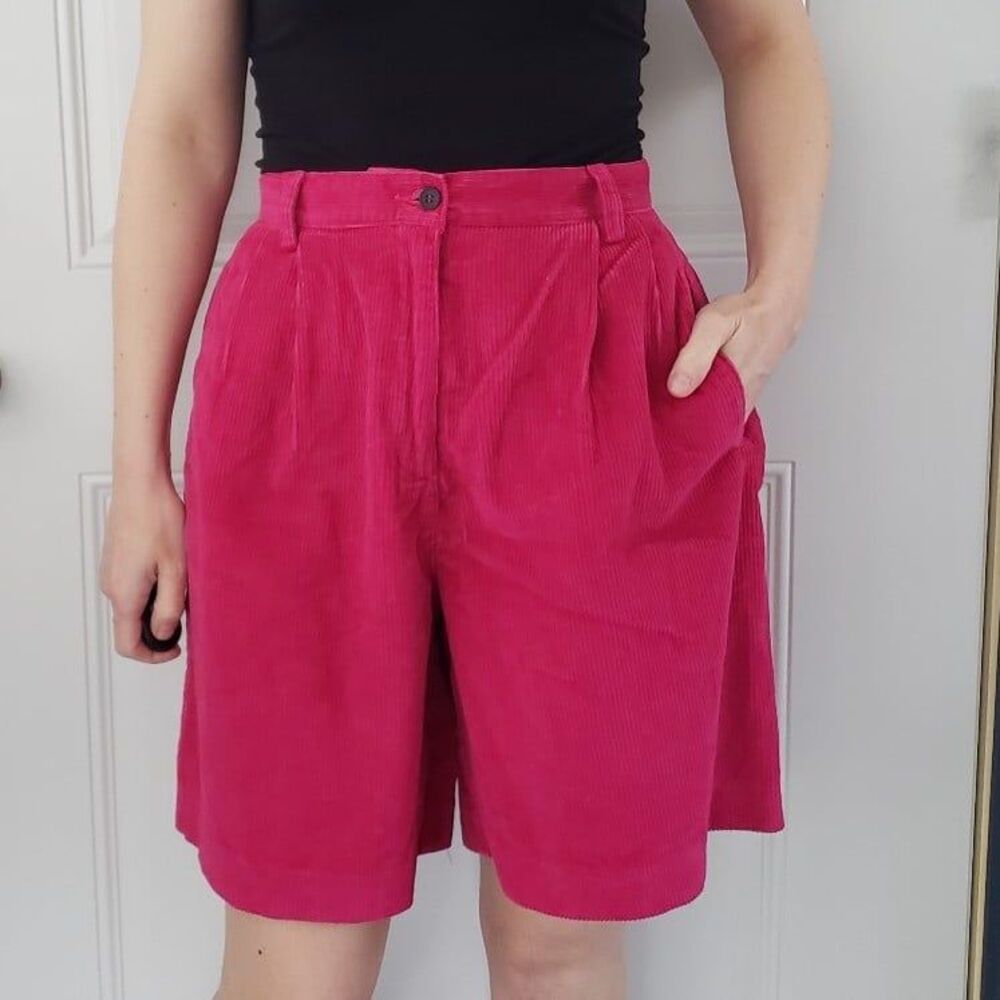 90s‎ Pink Corduroy Shorts
